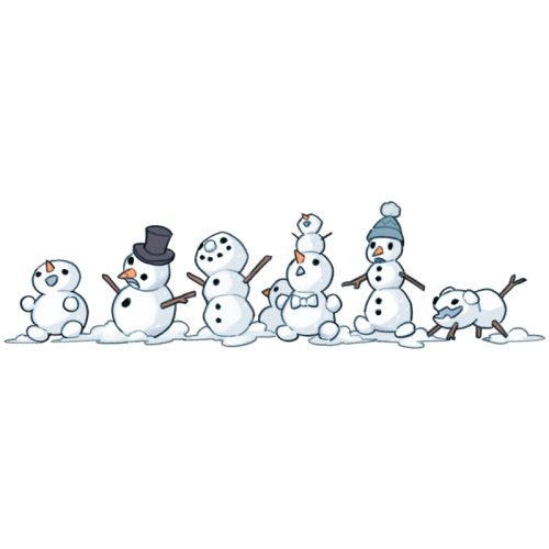 Trailing Snowmen